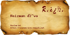 Reizman Éva névjegykártya